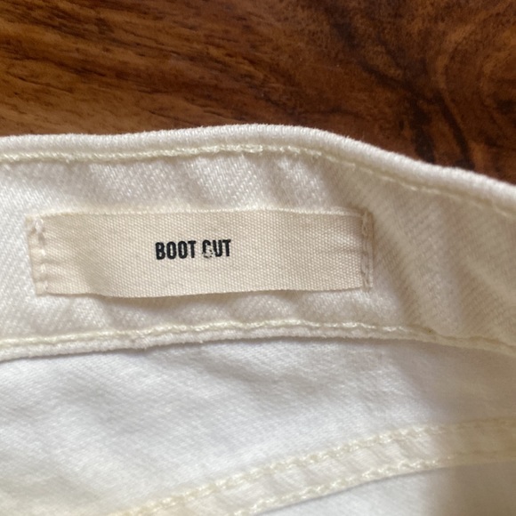 Nili Lotan Boot Cut Jean Cream - Picture 3 of 5